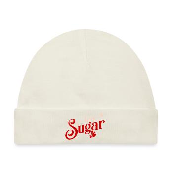 hey Sugar Valentinstag - Baby Premium Organic Mütze - Naturweiß - Vorne