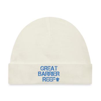 Great Barrier Reef - Baby Premium Organic Mütze - Naturweiß - Vorne