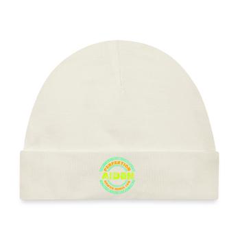 Vorname Aiden - Baby Premium Organic Mütze - Naturweiß - Vorne