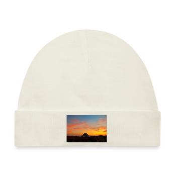 Fesselnde Sonnenuntergänge: Schönheit der Natur auf dem Display - Baby Premium Organic Mütze - Naturweiß - Vorne