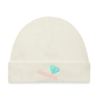 Diamant Amadeus - Baby Premium Organic Mütze - Naturweiß - Vorne