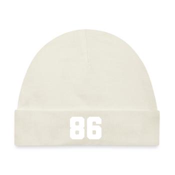 Team 86 - Baby Premium Organic Mütze - Naturweiß - Vorne