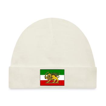 Iran iranische flagge - Baby Premium Organic Mütze - Naturweiß - Vorne