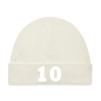10 - Baby Premium Organic Mütze - Naturweiß - Vorne