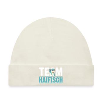 Fische Haifisch - Baby Premium Organic Mütze - Naturweiß - Vorne