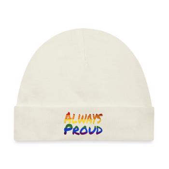 Always Proud - Baby Premium Organic Mütze - Naturweiß - Vorne