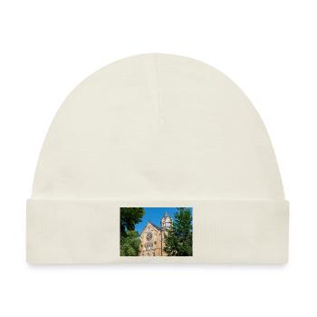 historisches Gebäude Ratsgymnasium - Baby Premium Organic Mütze - Naturweiß - Vorne