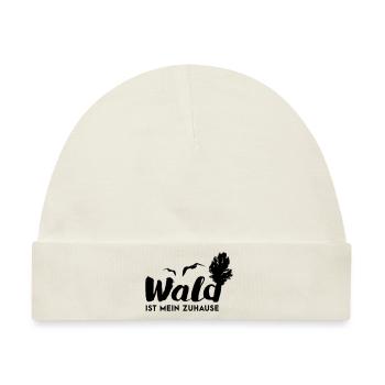 Im Wald - Baby Premium Organic Mütze - Naturweiß - Vorne
