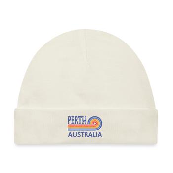 Perth - Australia - Australien - Aussie - Baby Premium Organic Mütze - Naturweiß - Vorne