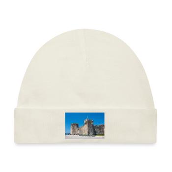 Burg und Festung Kamerlengo (Kaštel Kamerlengo) - Baby Premium Organic Mütze - Naturweiß - Vorne