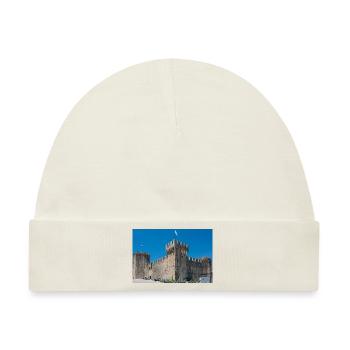 Burg und Festung Kamerlengo (Kaštel Kamerlengo) - Baby Premium Organic Mütze - Naturweiß - Vorne