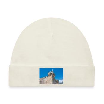 Burg und Festung Kamerlengo (Kaštel Kamerlengo) - Baby Premium Organic Mütze - Naturweiß - Vorne