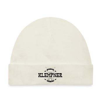 Klempner Beruf - Baby Premium Organic Mütze - Naturweiß - Vorne