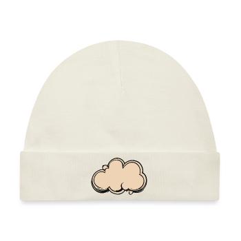 Wolke im Himmel - Baby Premium Organic Mütze - Naturweiß - Vorne