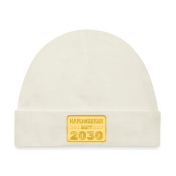 seit 2030 - Baby Premium Organic Mütze - Naturweiß - Vorne