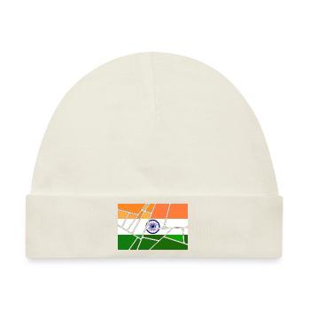 Indien Indien - Baby Premium Organic Mütze - Naturweiß - Vorne