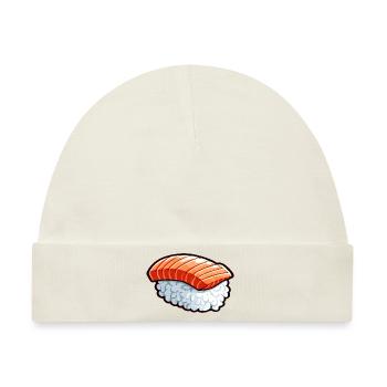 Gourmet-Sushi - Baby Premium Organic Mütze - Naturweiß - Vorne