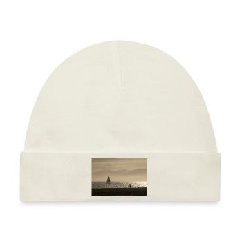 Abendstimmung am Venice Beach - Baby Premium Organic Mütze - Naturweiß - Vorne