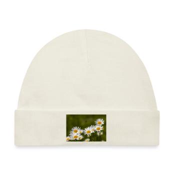 Margeriten - Baby Premium Organic Mütze - Naturweiß - Vorne