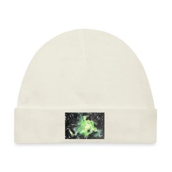 Galaxy Nebula Galaxie Nebel Nerd Astronomie space - Baby Premium Organic Mütze - Naturweiß - Vorne
