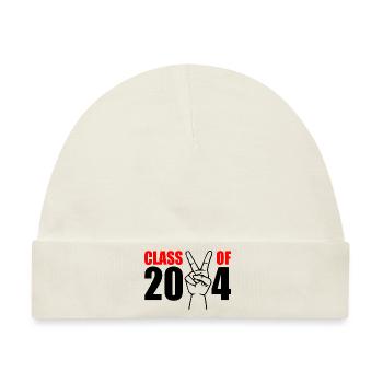 Class of 2024 - Baby Premium Organic Mütze - Naturweiß - Vorne