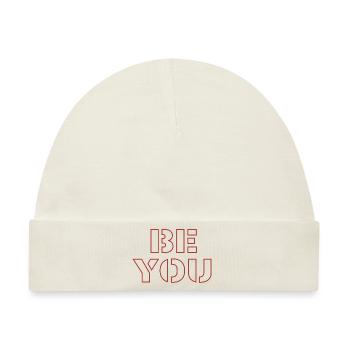 Be you - Baby Premium Organic Mütze - Naturweiß - Vorne