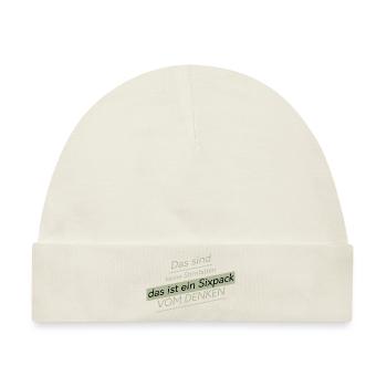 witzige Geschenkidee - Baby Premium Organic Mütze - Naturweiß - Vorne