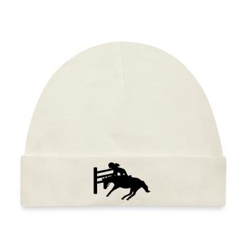 Pony - Baby Premium Organic Mütze - Naturweiß - Vorne
