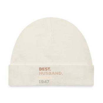 Geburtstagsgeschenk für den besten Ehemann seit 1947 - Baby Premium Organic Mütze - Naturweiß - Vorne