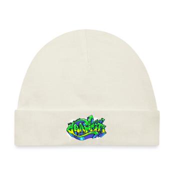 Kunst Strassenkunst Wildstyle Graffiti Zeichnen - Baby Premium Organic Mütze - Naturweiß - Vorne
