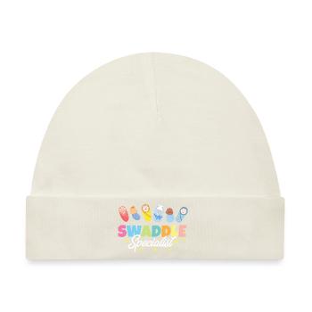 Swaddle Specialist Labor And Delivery Postpartum - Baby Premium Organic Mütze - Naturweiß - Vorne