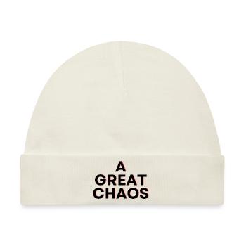 A Great Chaos - Baby Premium Organic Mütze - Naturweiß - Vorne