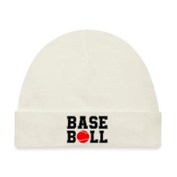 baseball - Baby Premium Organic Mütze - Naturweiß - Vorne