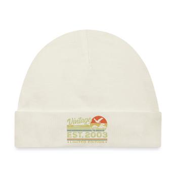 Vintage 2003 Fantastisch seit 2003 Geschenk 2003 Retro - Baby Premium Organic Mütze - Naturweiß - Vorne