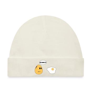 Schönes Mama-Ei - Baby Premium Organic Mütze - Naturweiß - Vorne