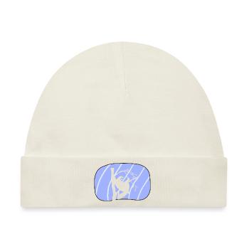 Faultier Chill Müdigkeit - Baby Premium Organic Mütze - Naturweiß - Vorne