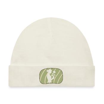 Floristik Flower Power Gießkanne - Baby Premium Organic Mütze - Naturweiß - Vorne