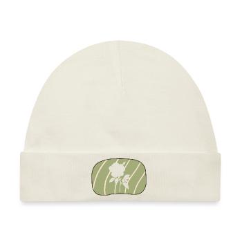 Florist Gießkanne Botanisch - Baby Premium Organic Mütze - Naturweiß - Vorne