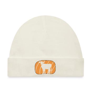 Vegan Speise Animal Rights - Baby Premium Organic Mütze - Naturweiß - Vorne