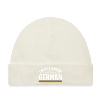 Deutschland Wütend Wut - Baby Premium Organic Mütze - Naturweiß - Vorne