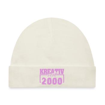 2000 2000 - Baby Premium Organic Mütze - Naturweiß - Vorne