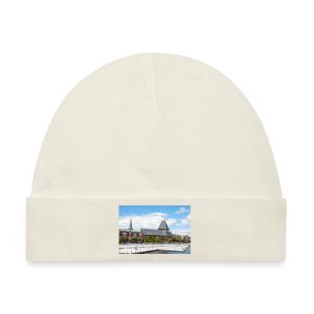 Zollhaus Aarhus (Toldboden) Stadt Aarhus - Baby Premium Organic Mütze - Naturweiß - Vorne