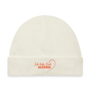 Alessia - Baby Premium Organic Mütze - Naturweiß - Vorne