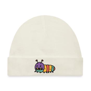 Wurm Halloween Tier - Baby Premium Organic Mütze - Naturweiß - Vorne