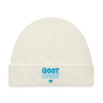 Goat Lover - Baby Premium Organic Mütze - Naturweiß - Vorne