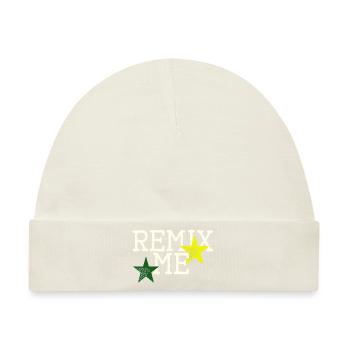 Remix me - Baby Premium Organic Mütze - Naturweiß - Vorne