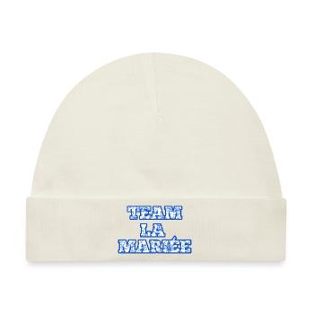 Blue Chinoiserie Brautteam - Baby Premium Organic Mütze - Naturweiß - Vorne