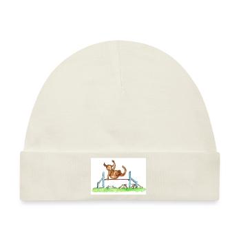 Agility Hürde - Baby Premium Organic Mütze - Naturweiß - Vorne