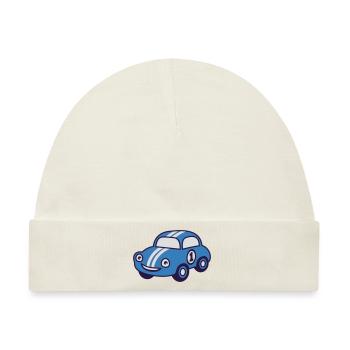 racing car - Baby Premium Organic Mütze - Naturweiß - Vorne