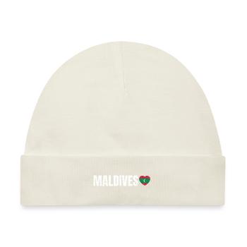 Malediven - Baby Premium Organic Mütze - Naturweiß - Vorne